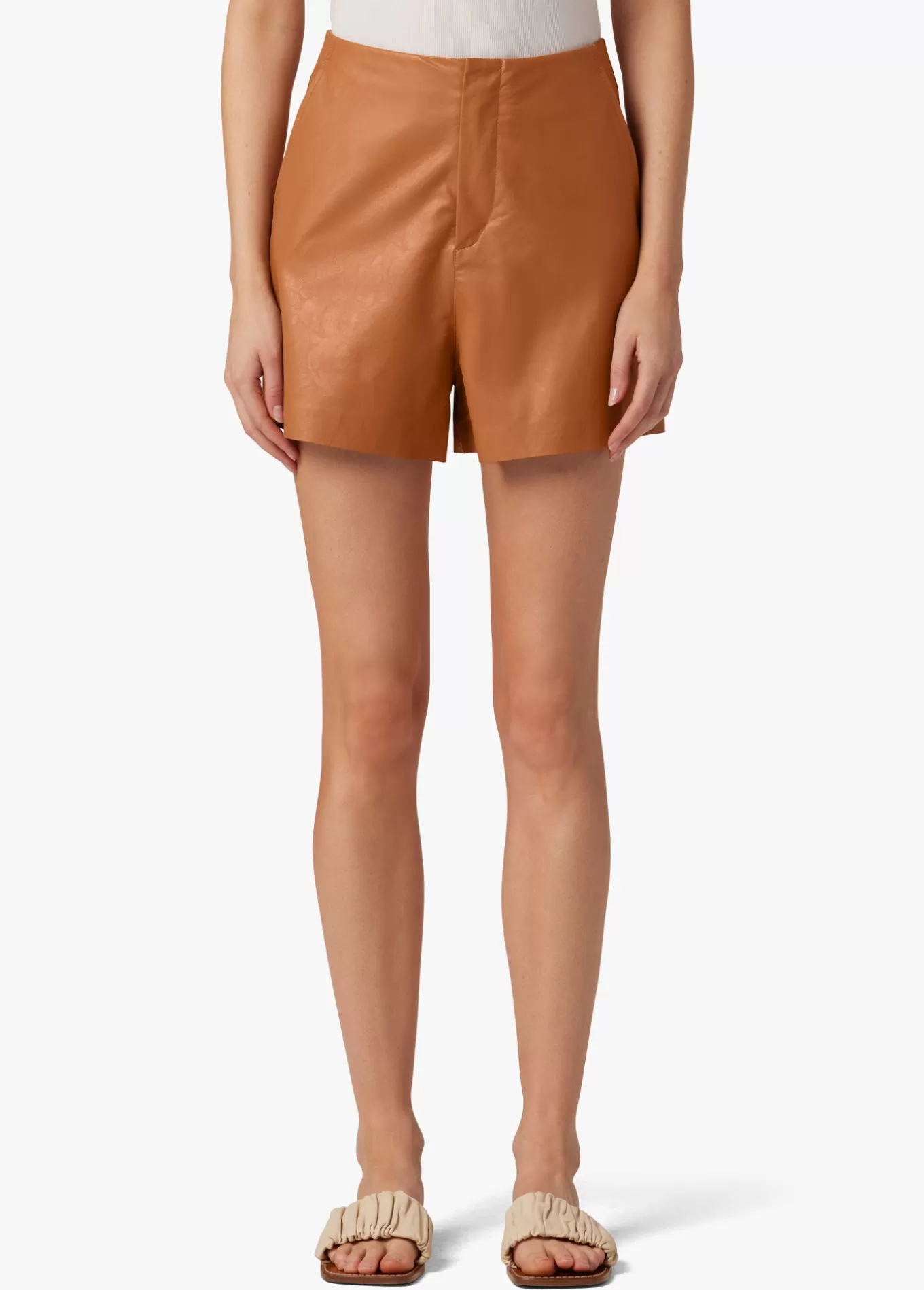 THE JOHNNIE VEGAN LEATHER SHORT>Joe’s Jeans Sale