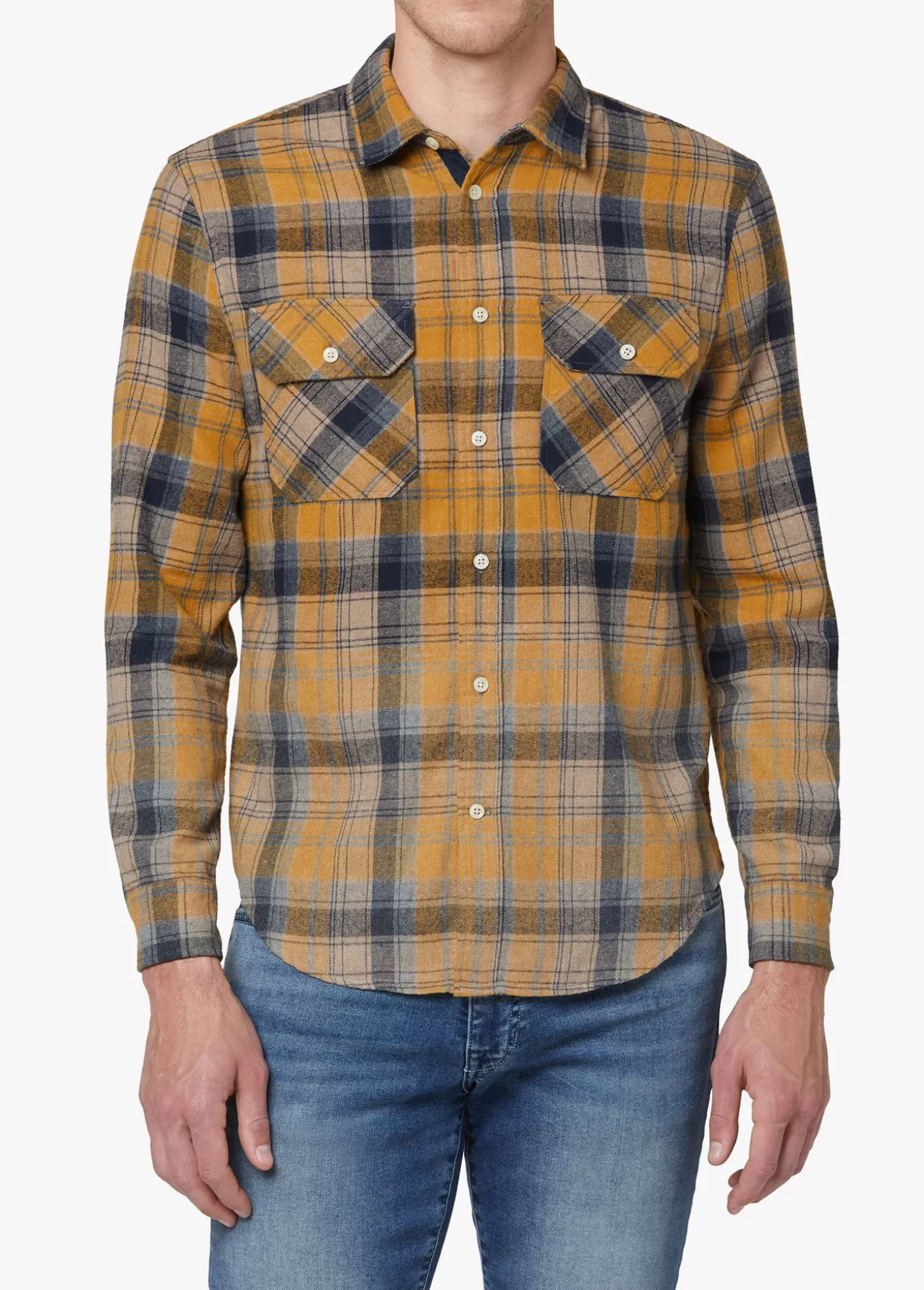 THE SHIRT BRUSHED YELLOW UNISEX FLANNEL>Joe’s Jeans Cheap